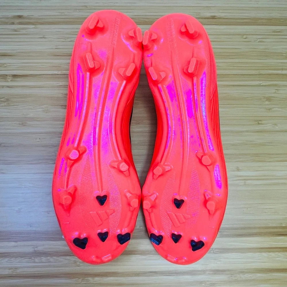 Adidas F50 League Mid FG Soccer Cleats Womens Bright Orange Black Size 9.5 - Picture 6 of 10